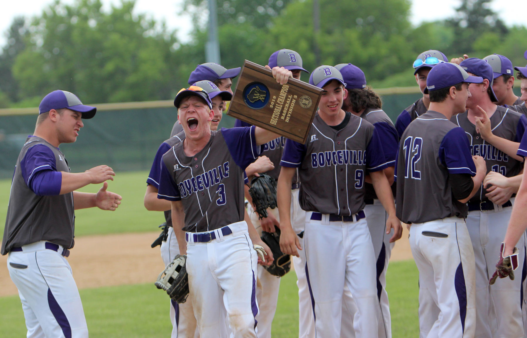 Boyceville vs Cumberland baseball at Chippewa Falls 6-4-19